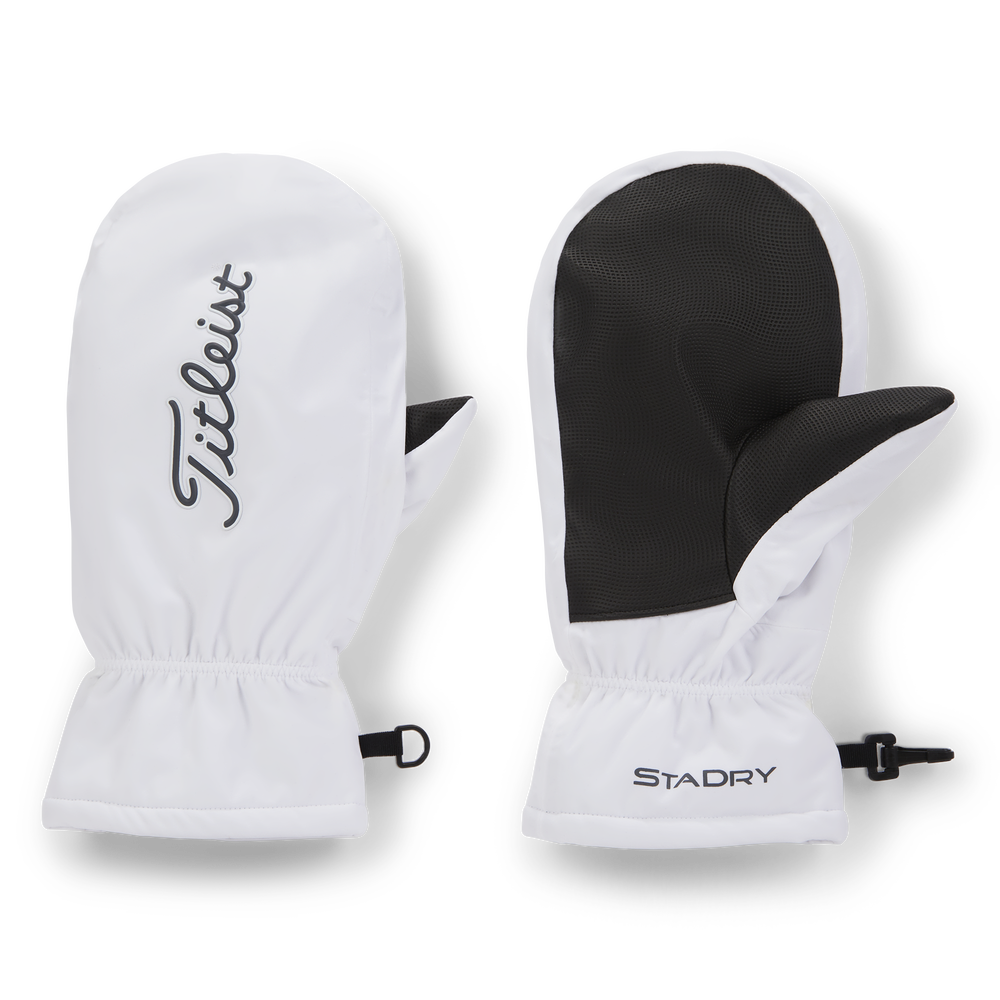 TITLEIST STADRY CART MITTS, Color: WHITE/CHARCOAL