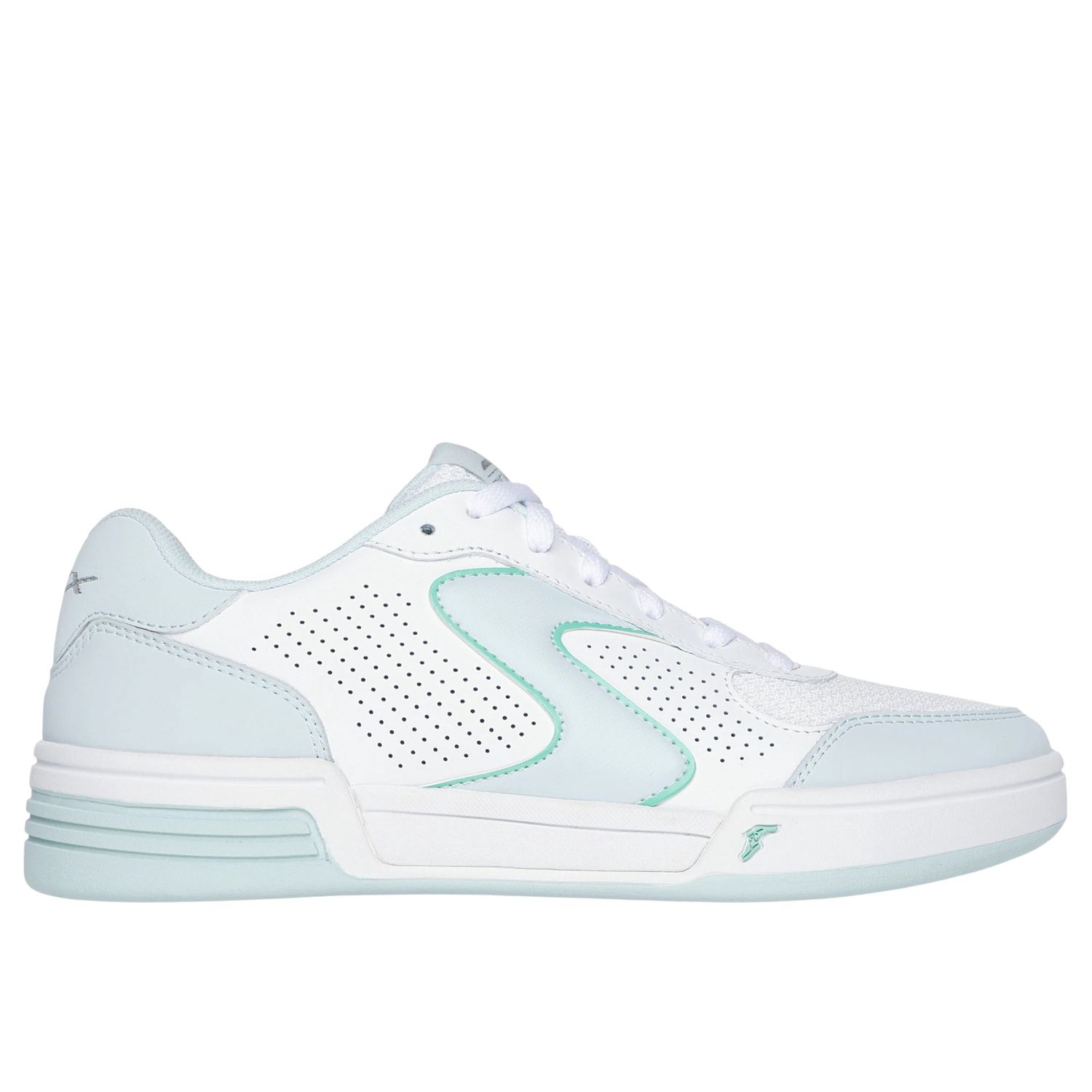 SKECHERS WOMENS VIPER COURT CLASSIC PICKLEBALL SHOE WHITE/BLUE