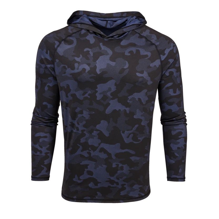 GREYSON KENNEBEC CAMO SPORT HOODIE MALTESE BLUE