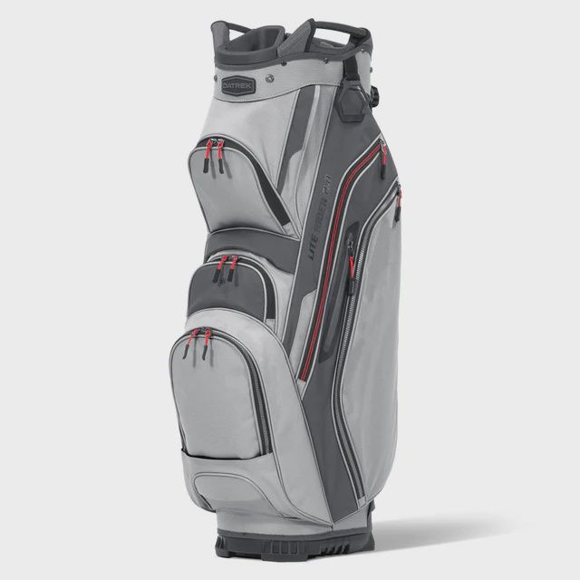 DATREK LITE RIDER 2.0 CART BAG SILVER/CHARCOAL/RED