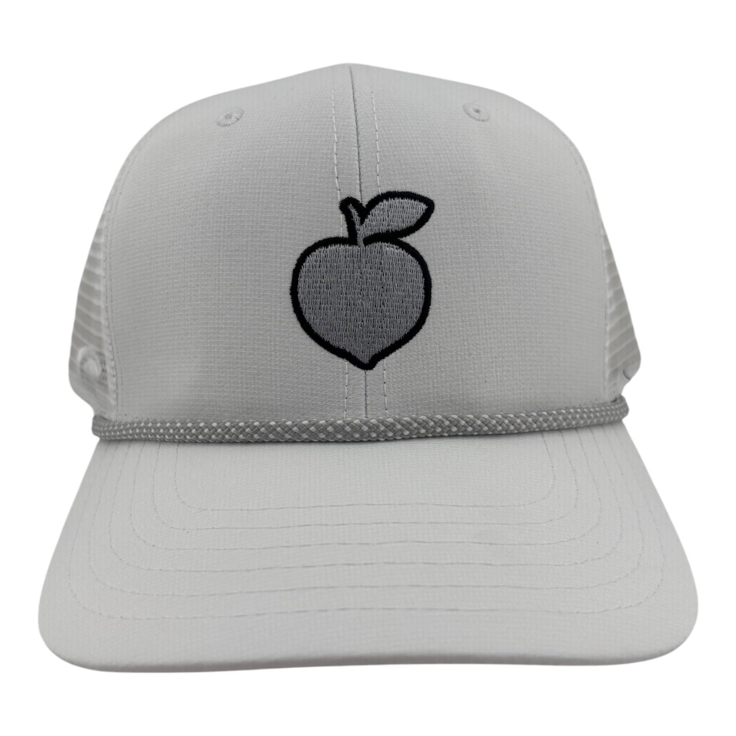 PEACH STATE GOLF ROPE TRUCKER HAT WHITE