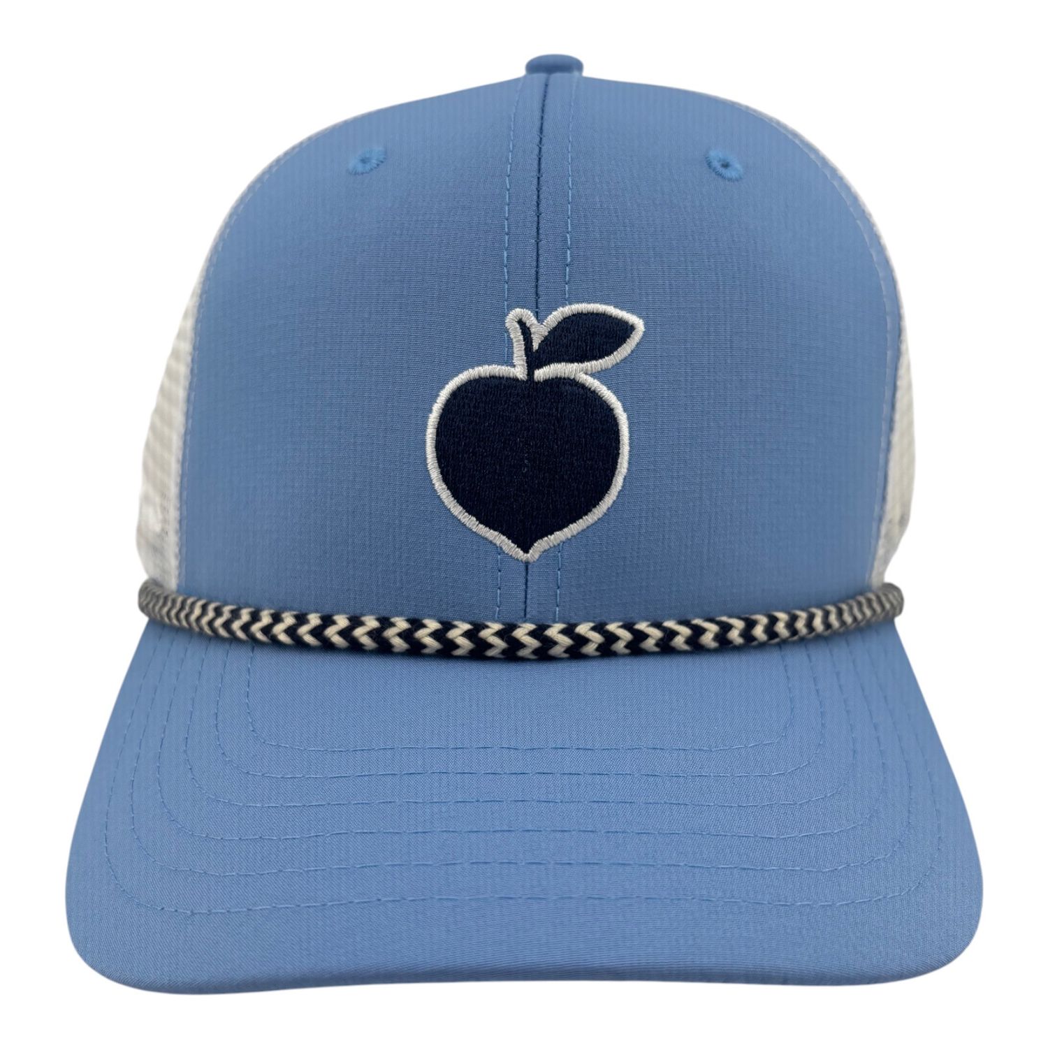 PEACH STATE GOLF ROPE TRUCKER HAT CAROLINA/WHITE