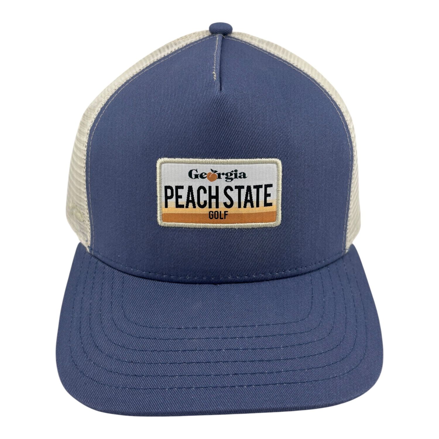 PEACH STATE GOLF LICENSE PLATE TRUCKER HAT SLATE