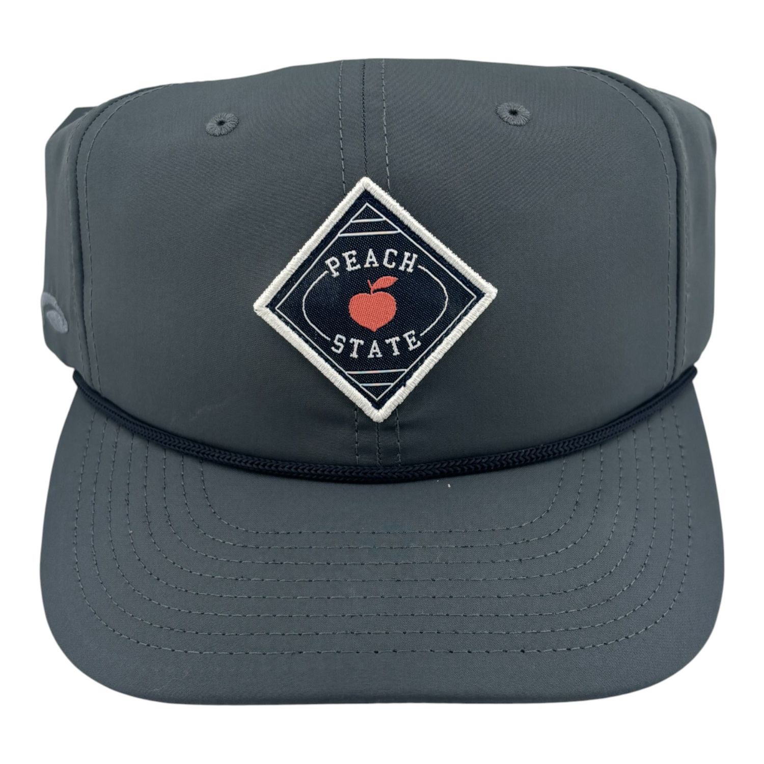 PEACH STATE GOLF DIAMOND PATCH ROPE HAT METAL