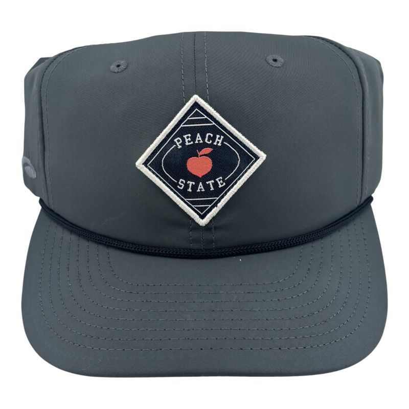 PEACH STATE GOLF DIAMOND PATCH ROPE HAT METAL