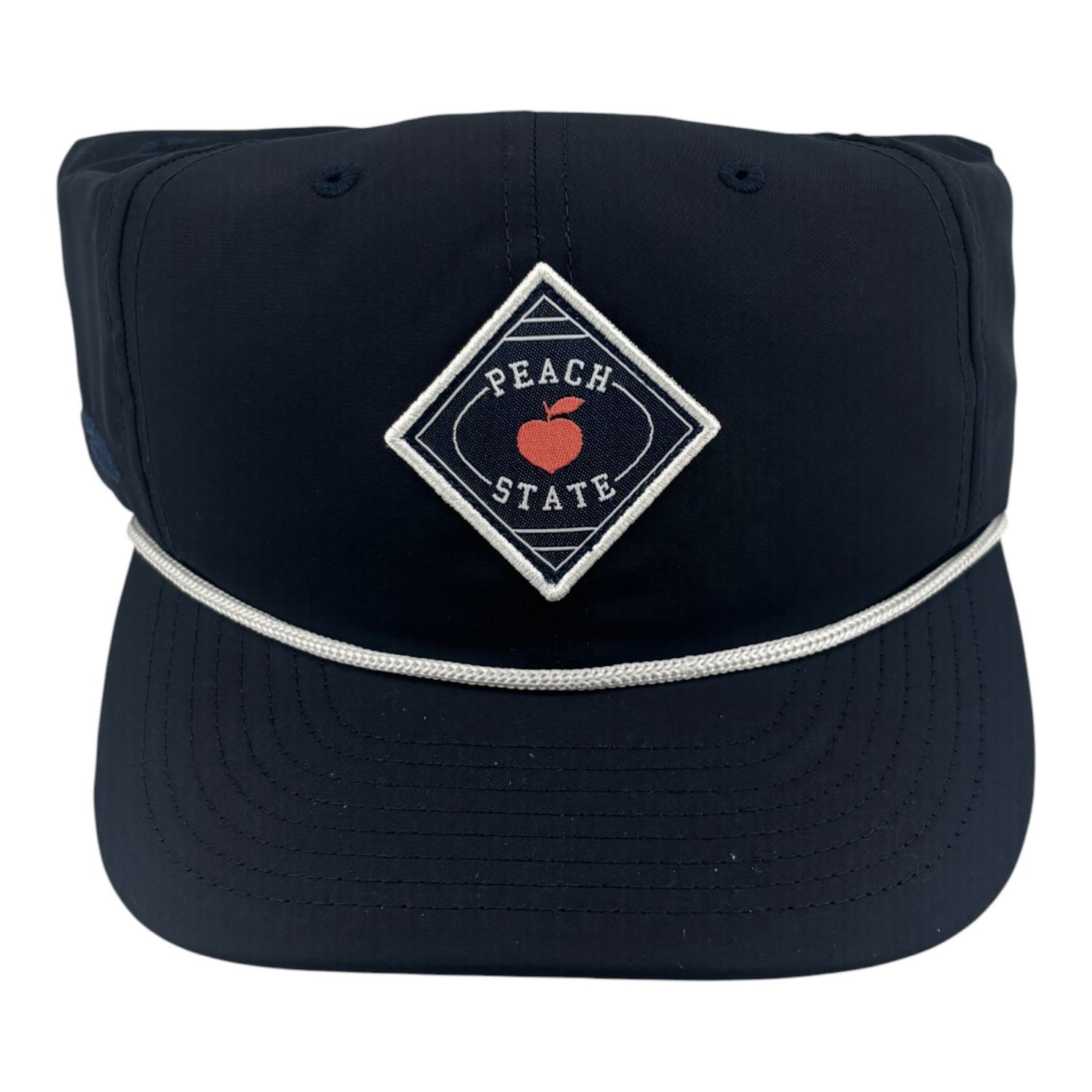 PEACH STATE GOLF DIAMOND PATCH ROPE HAT NAVY