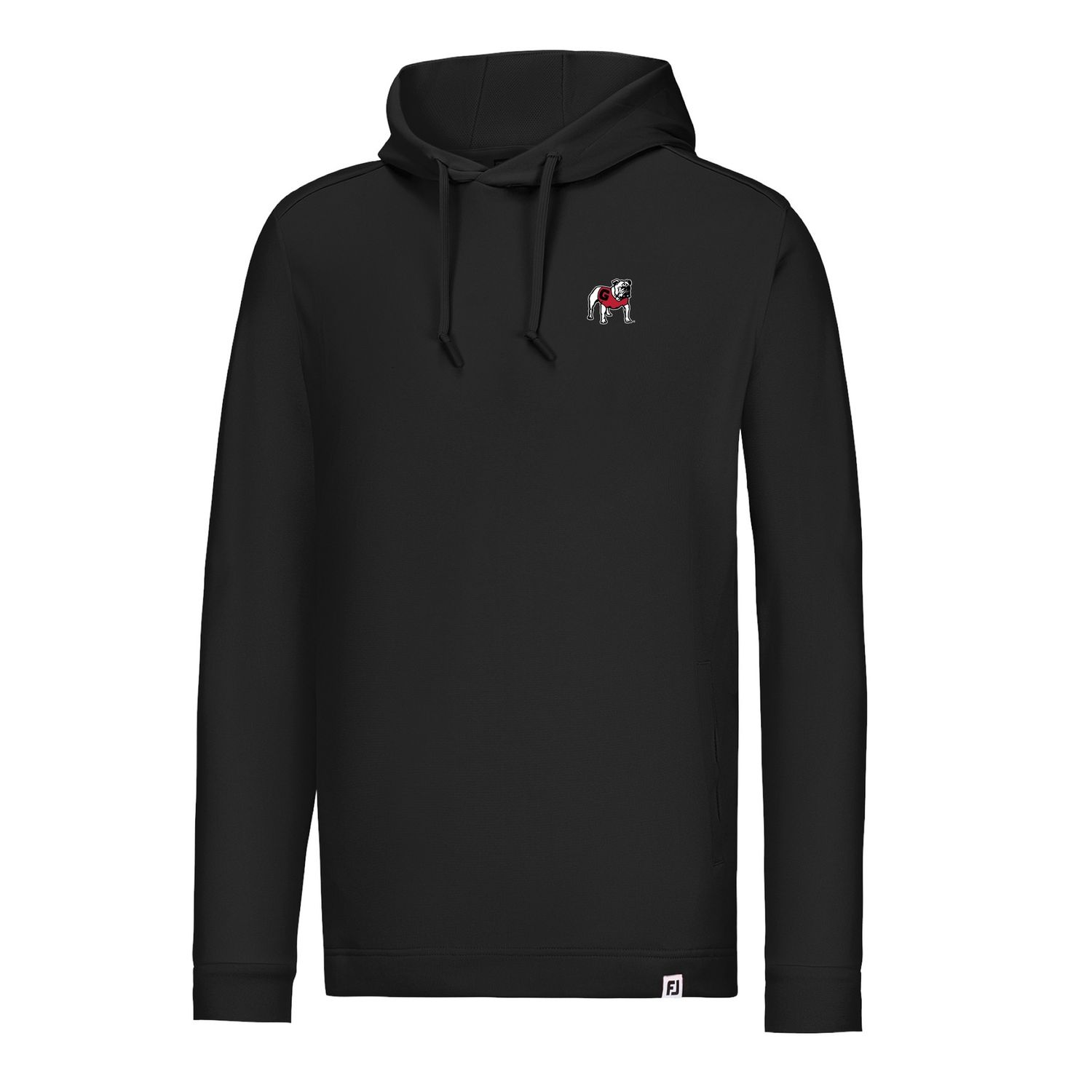 FOOTJOY UGA VINTAGE LIGHTWEIGHT HOODIE BLACK