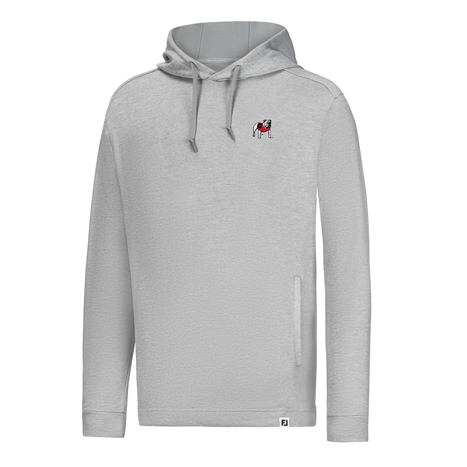 FOOTJOY UGA VINTAGE LIGHTWEIGHT HOODIE HEATHER GREY