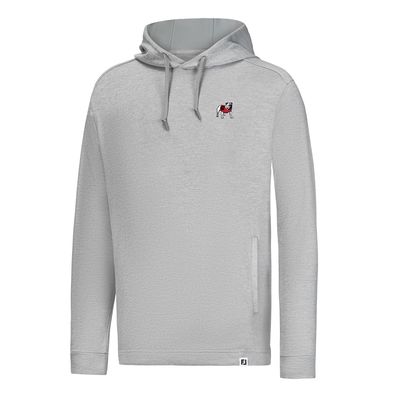 FOOTJOY UGA VINTAGE LIGHTWEIGHT HOODIE HEATHER GREY