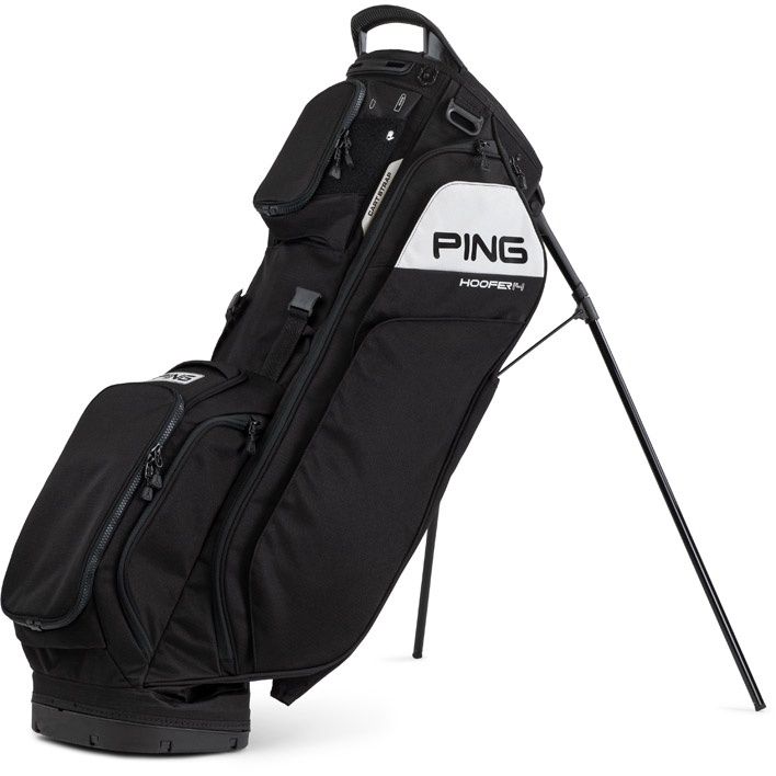PING HOOFER 14 STAND BAG BLACK/WHITE