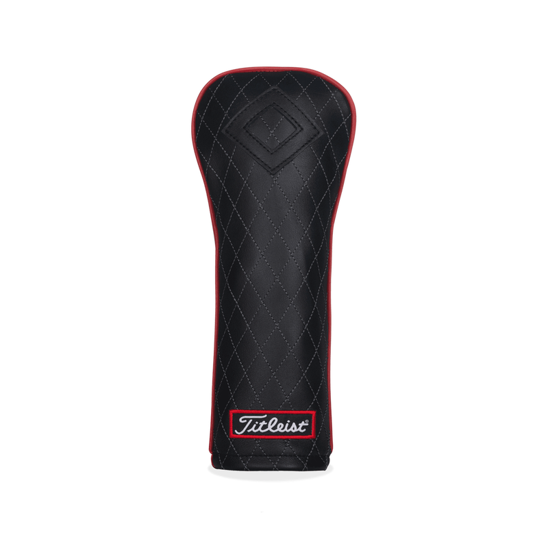 TITLEIST LEATHER FAIRWAY HEADCOVER JET BLACK