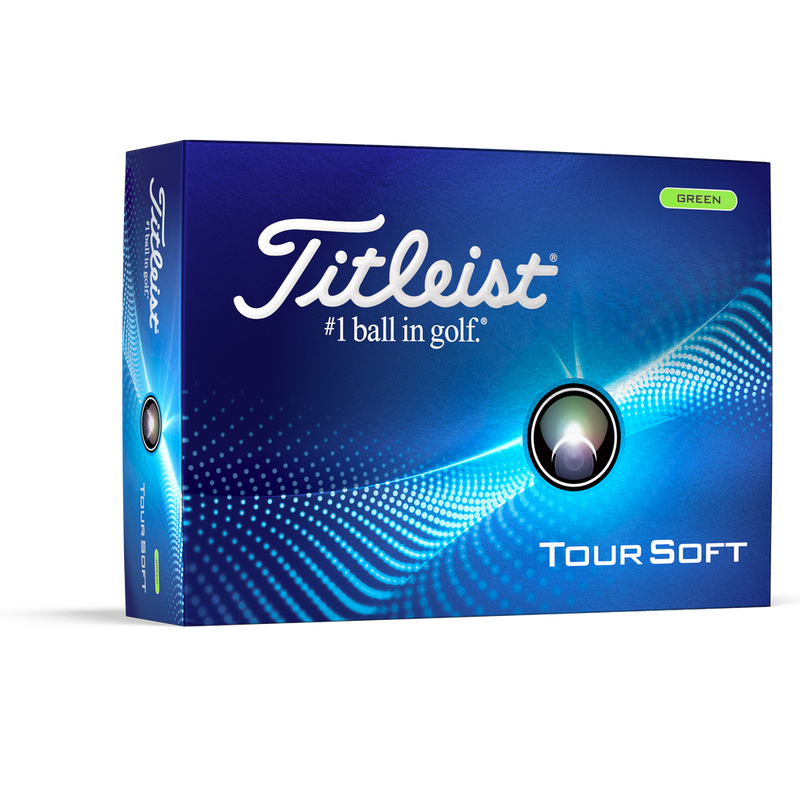 TITLEIST TOUR SOFT GREEN 2024 GOLF BALL DOZEN