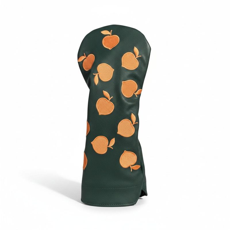 PEACH STATE DRIVER HEADCOVER DARK GREEN/PEACH