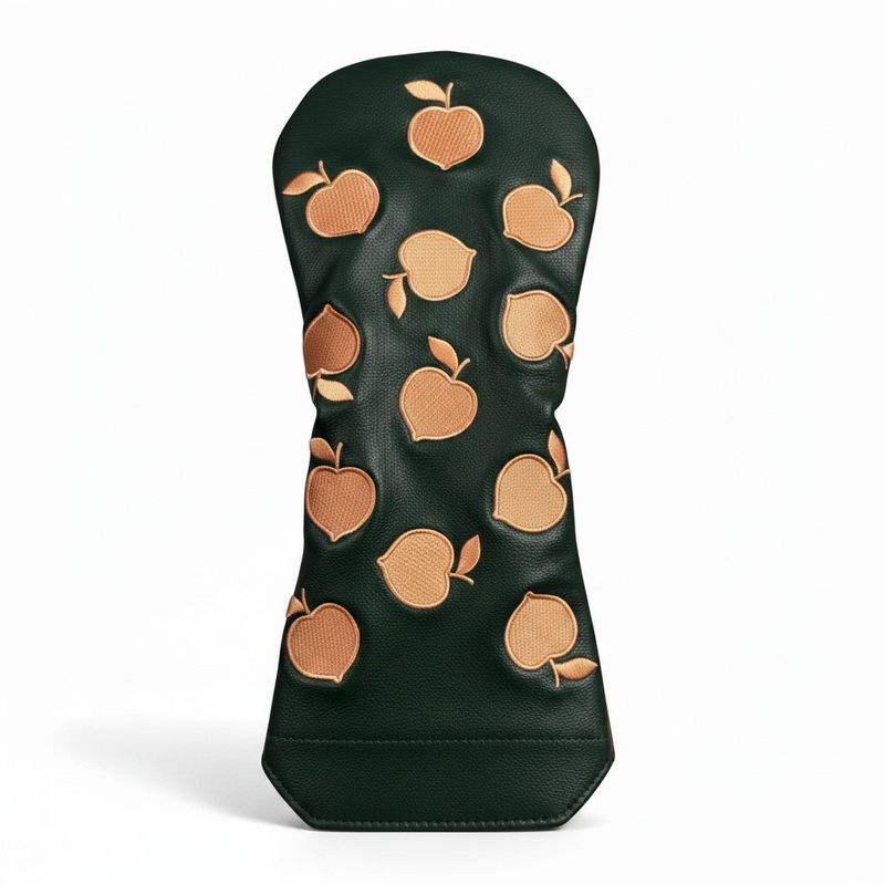 PEACH STATE DRIVER HEADCOVER DARK GREEN/TAN/PEACH