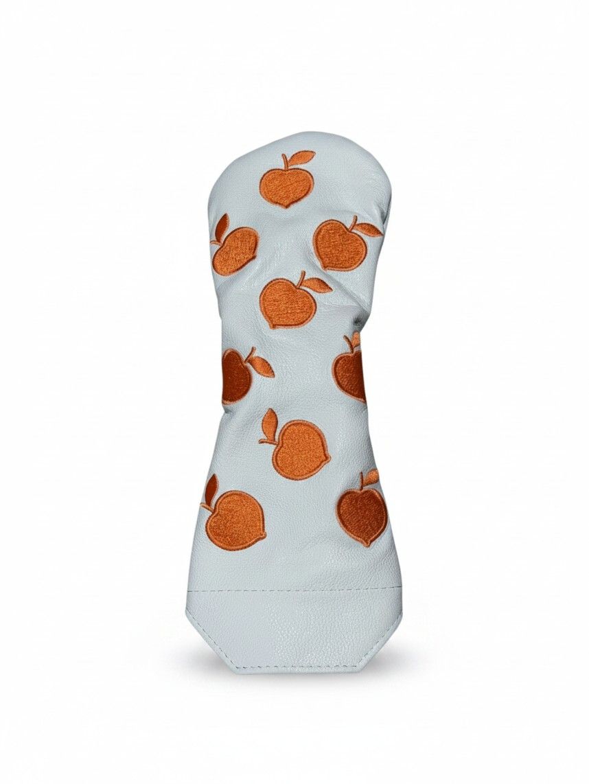 PEACH STATE FAIRWAY HEADCOVER WHITE/PEACH