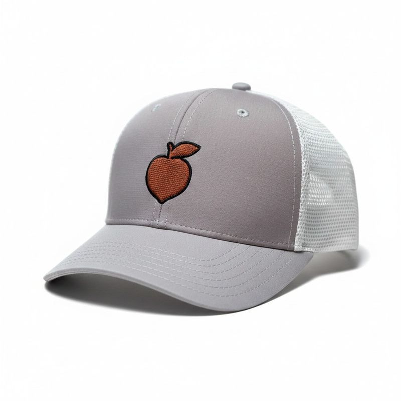 PEACH STATE GOLF MESH TRUCKER HAT STEEL