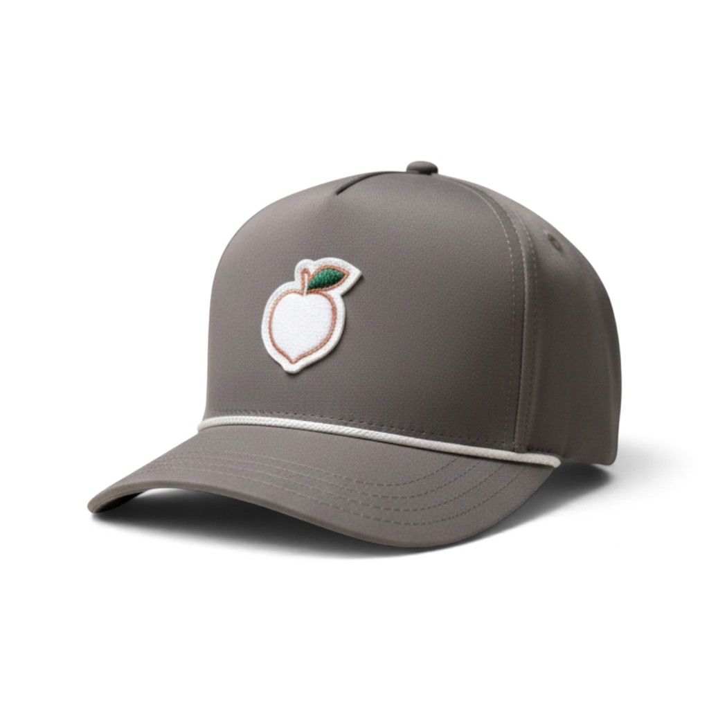 PEACH STATE GOLF FELT ROPE HAT GREY/WHITE