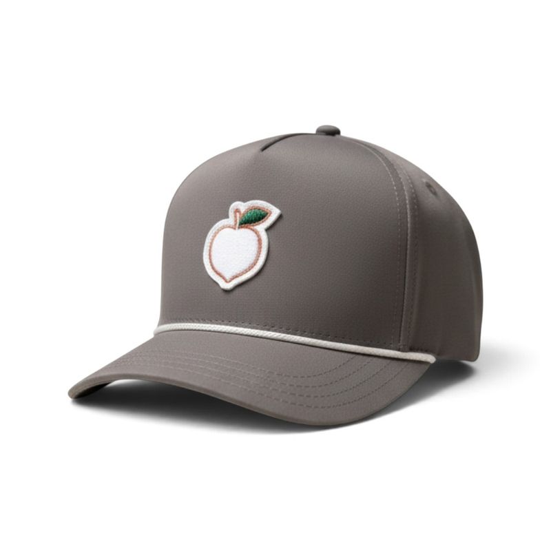 PEACH STATE GOLF FELT ROPE HAT GREY/WHITE