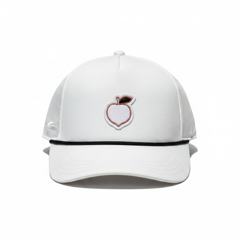 PEACH STATE GOLF FELT ROPE HAT WHITE/NAVY