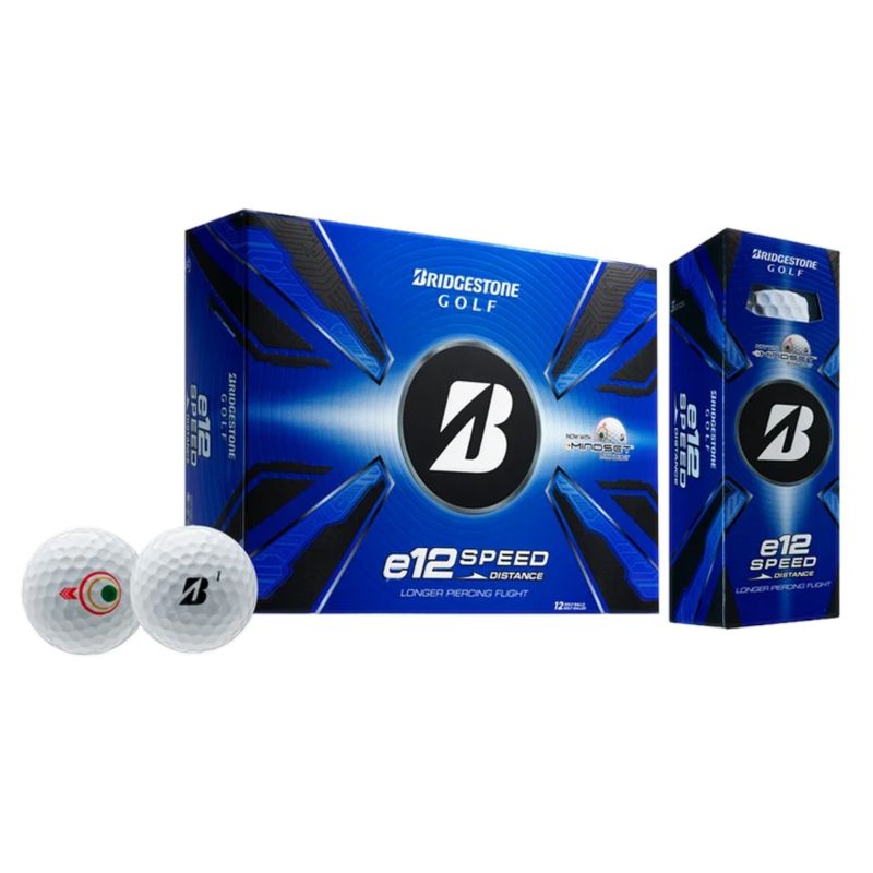 BRIDGESTONE E12 SPEED 2025 WHITE GOLF BALL DOZEN