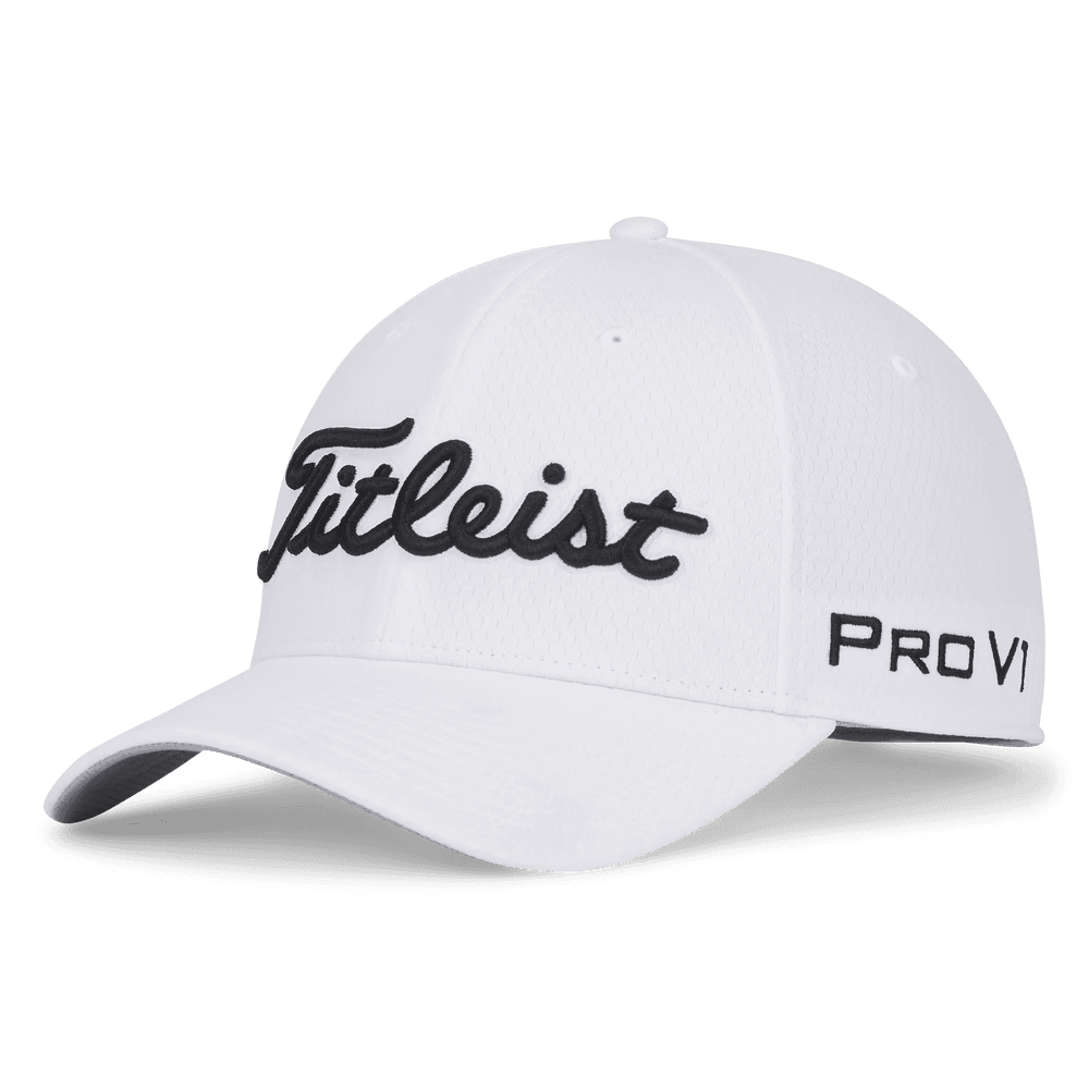 TITLEIST TOUR ELITE HAT, Color: WHITE/BLACK, Size: S/M