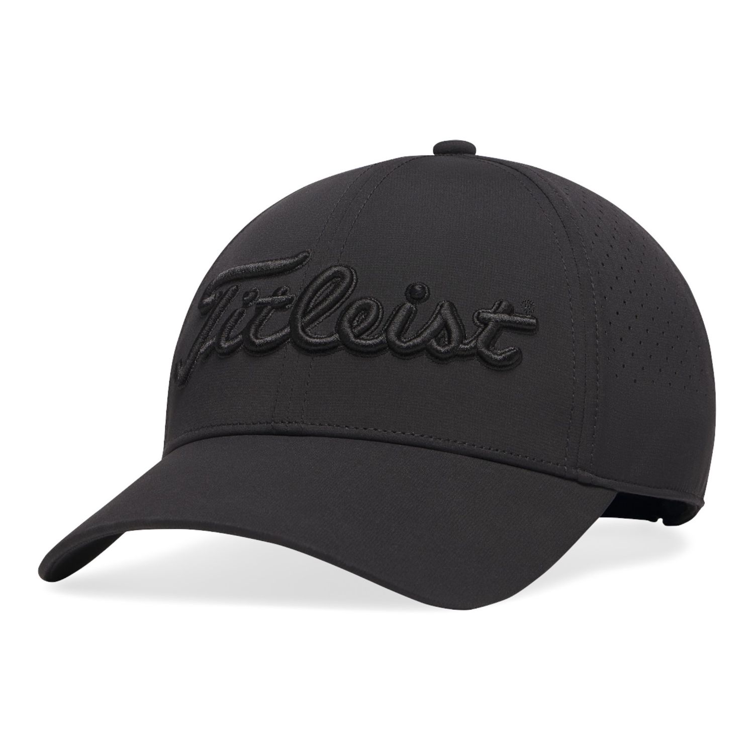 TITLEIST PLAYERS TECH SPECIAL EDITION ADJUSTABLE HAT, Color: BLACK/BLACK, Size: ADJUSTABLE