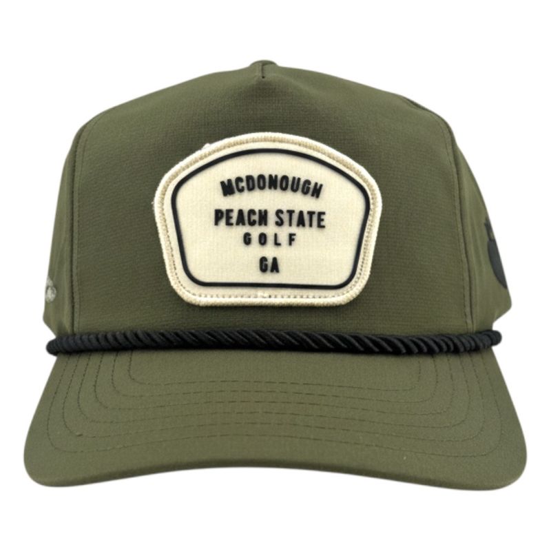 PEACH STATE GOLF MCDONOUGH HAT OLIVE