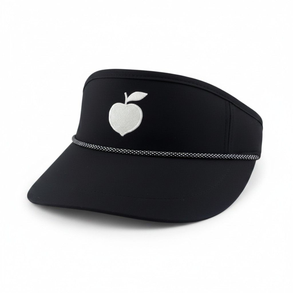 PEACH STATE GOLF ROPE VISOR BLACK