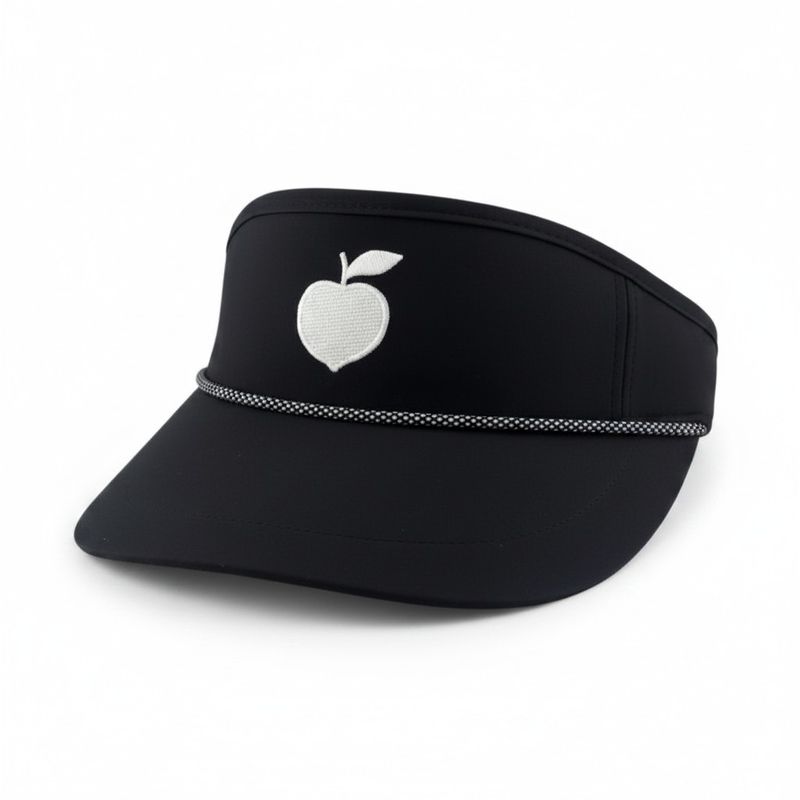 PEACH STATE GOLF ROPE VISOR BLACK