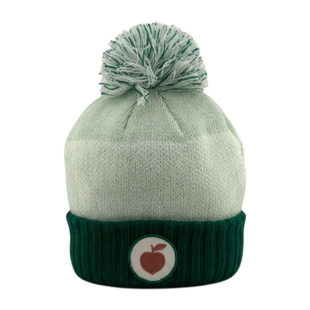 PEACH STATE POM BEANIE PALE MINT/WHITE/GREEN