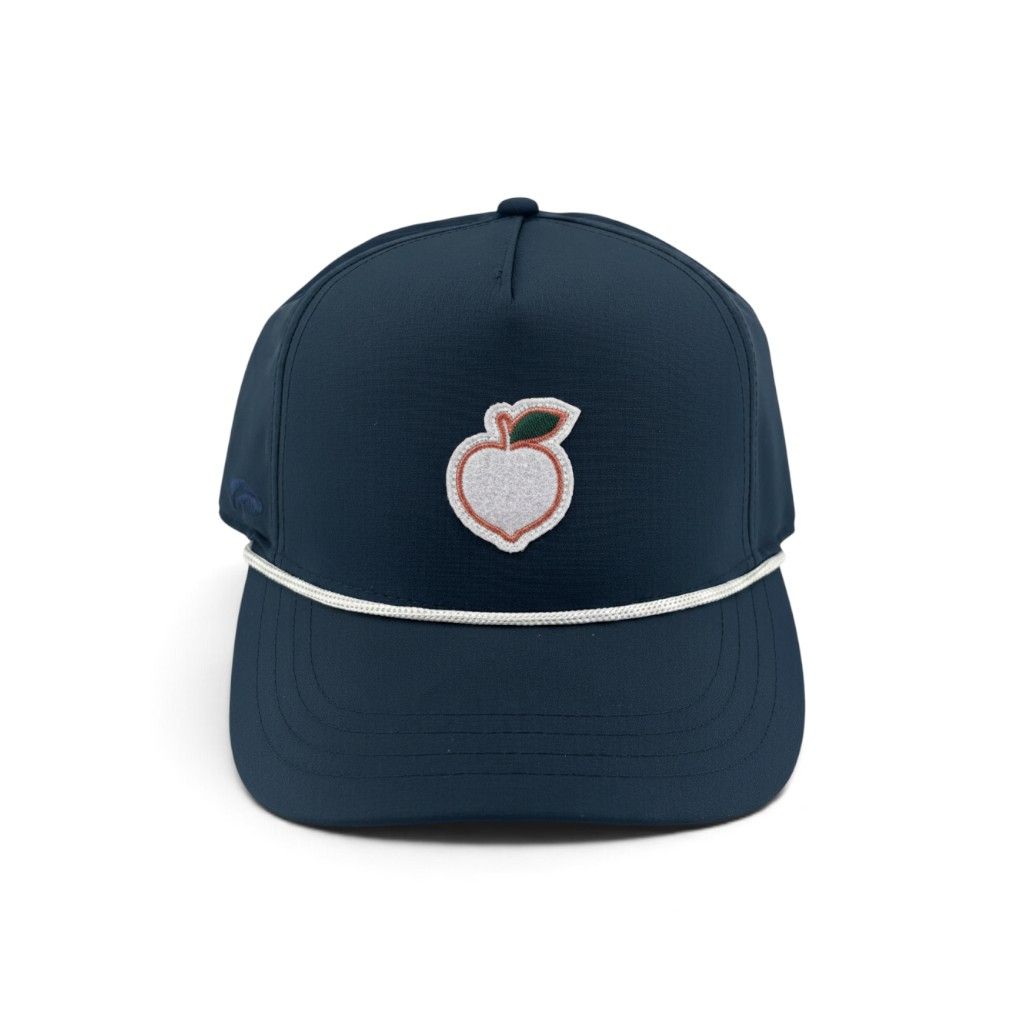 PEACH STATE GOLF FELT ROPE HAT NAVY/WHITE