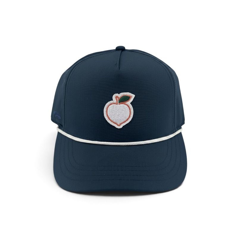 PEACH STATE GOLF FELT ROPE HAT NAVY/WHITE