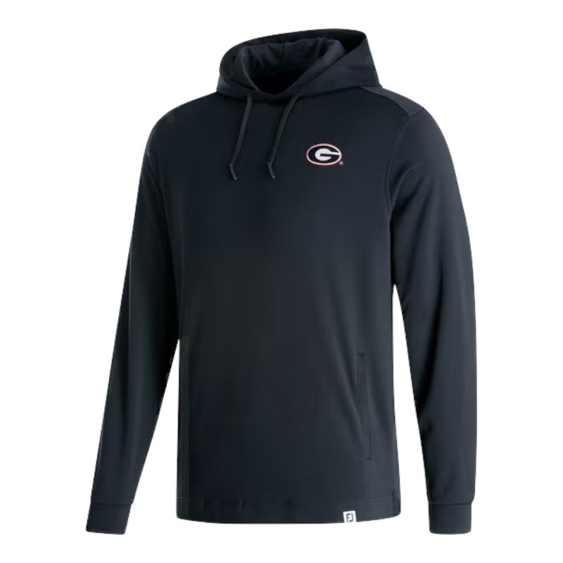 FOOTJOY UGA LIGHTWEIGHT HOODIE BLACK