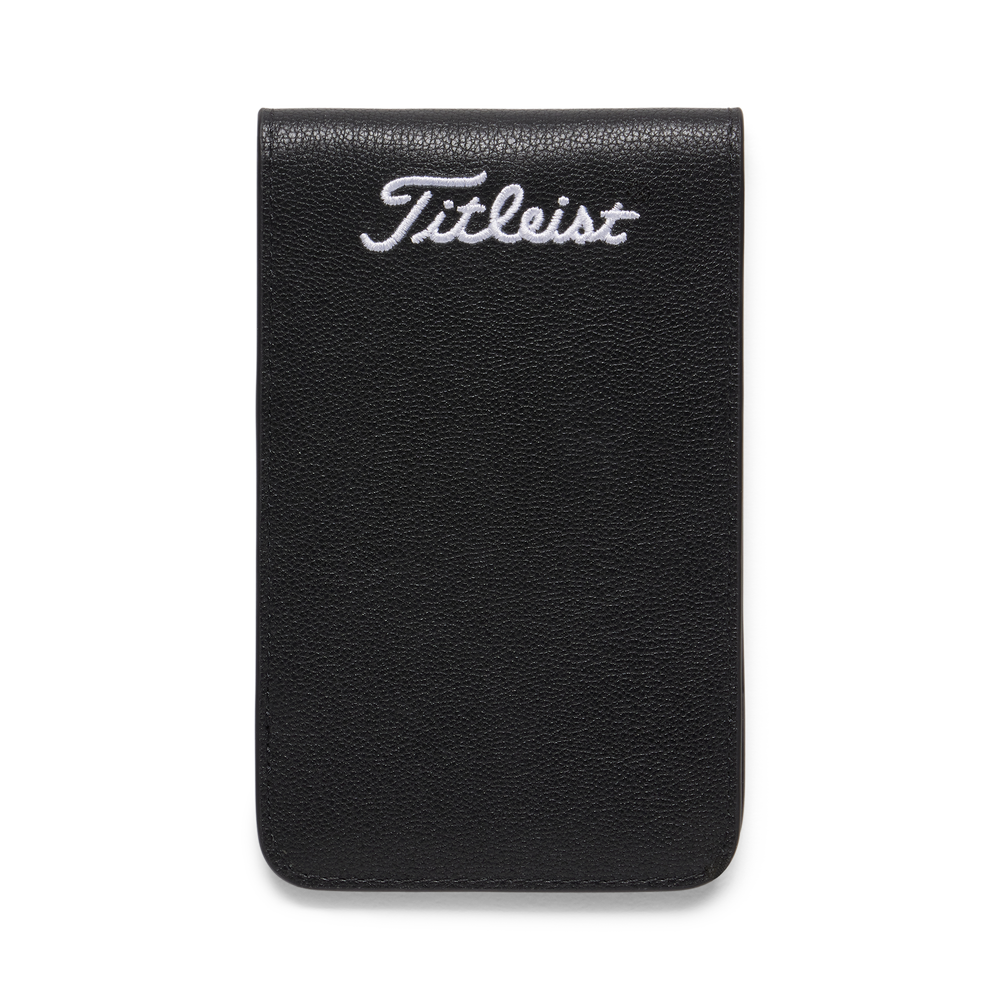 TITLEIST YARDAGE BOOK COVER, Color: BLACK/WHITE