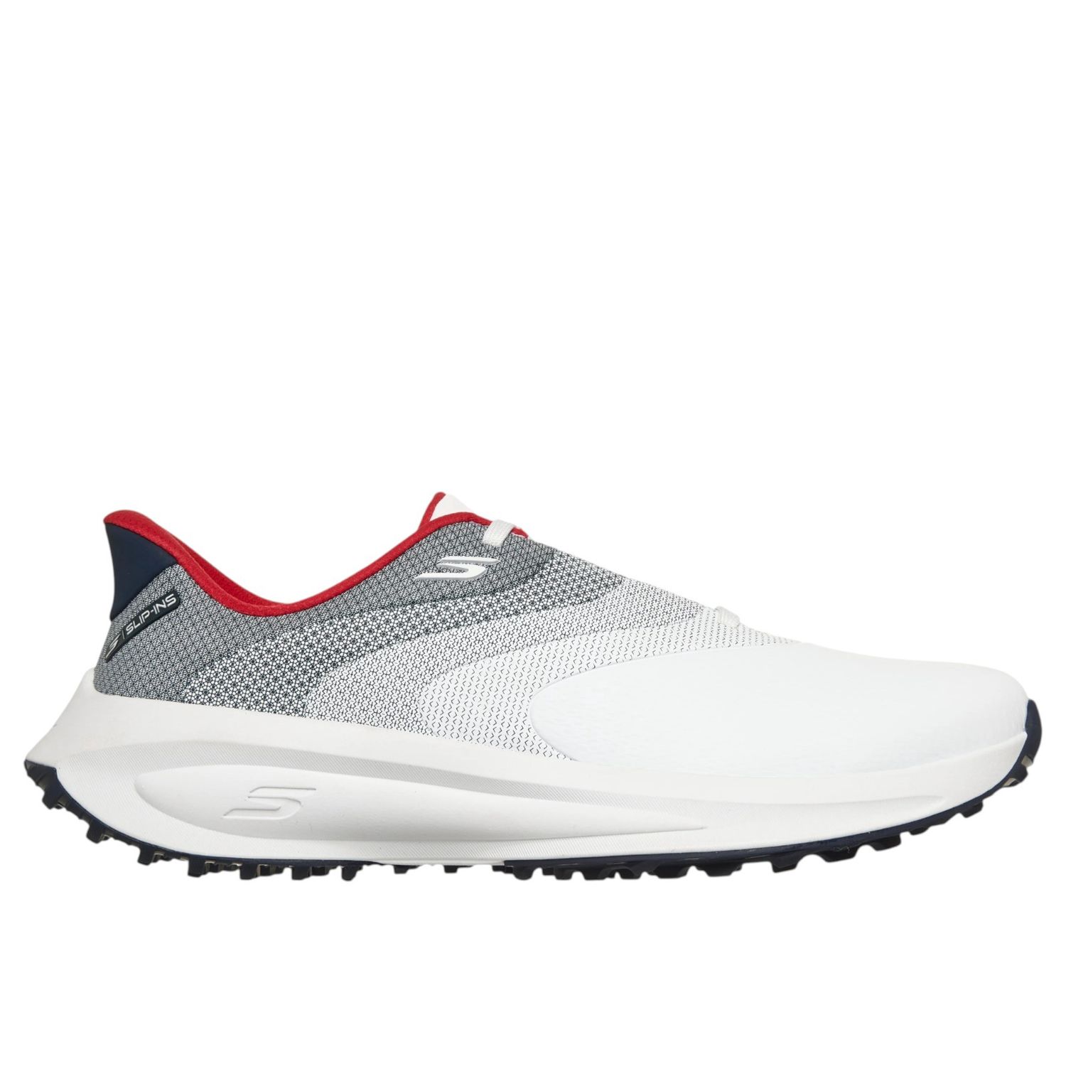 SKECHERS SLIP-INS MENS FLOW SI GOLF SHOE WHITE/NAVY/RED