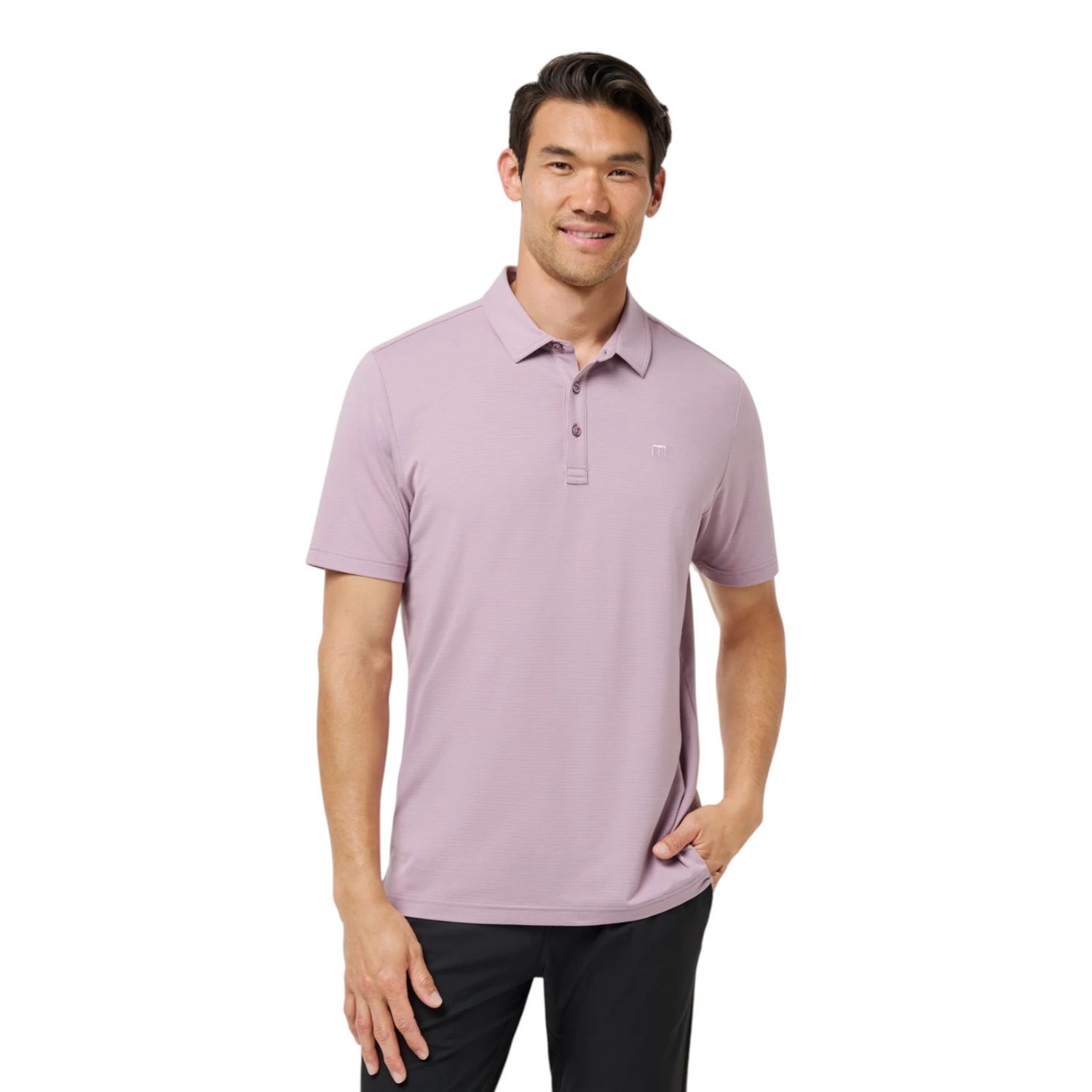 TRAVISMATHEW THE HEATER POLO ELDERBERRY