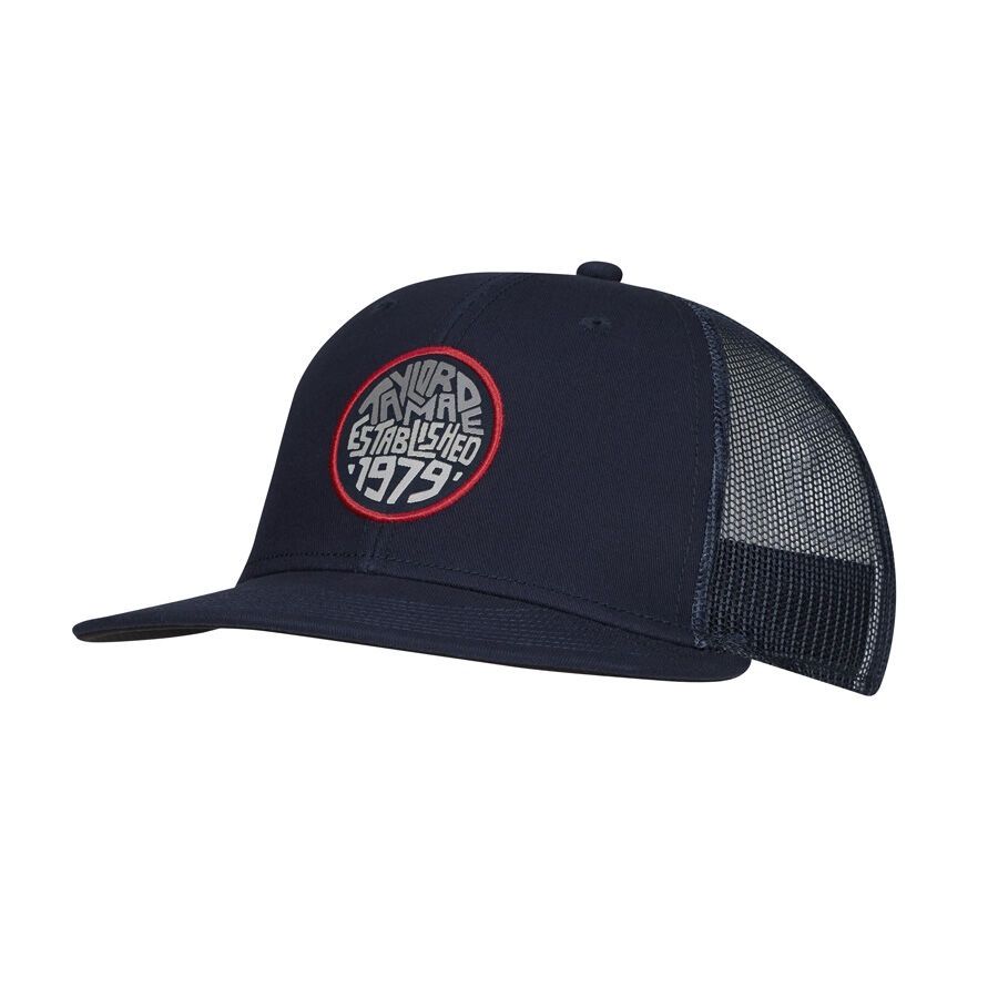 TAYLORMADE CARLSBAD TRUCKER HAT, Color: NAVY, Size: ADJUSTABLE