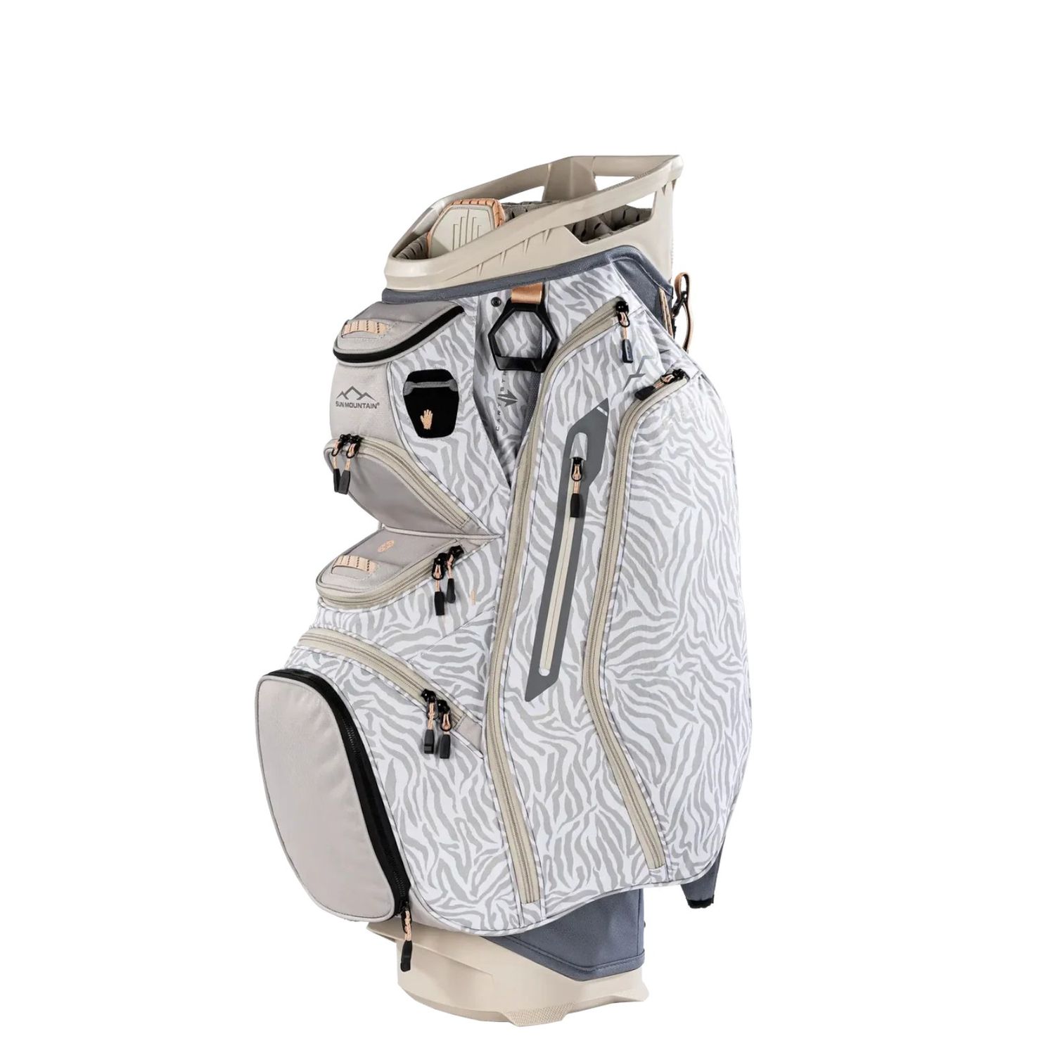 SUN MOUNTAIN C-130 CART BAG NICKEL/ZEBRA/SAND 2026