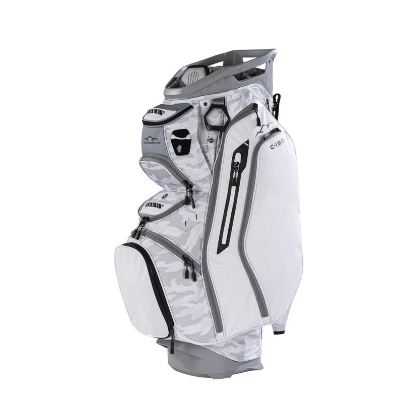 SUN MOUNTAIN C-130 CART BAG SNOW CAMO/WHITE/CADET 2026