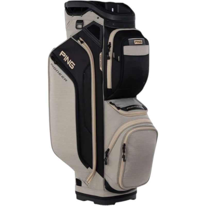 PING PIONEER CART BAG SAND/BLACK