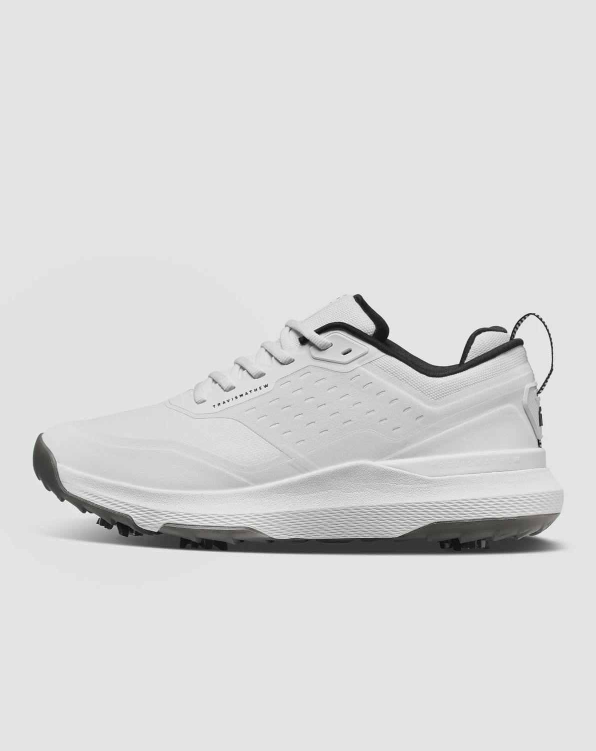 TRAVISMATHEW THE NUAGE MEGA GOLF SHOE CLASSIC WHITE/BLACK