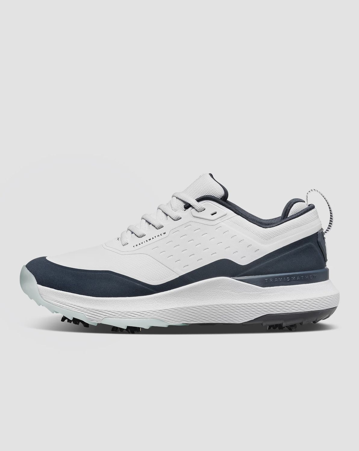 TRAVISMATHEW THE NUAGE MEGA GOLF SHOE COOL WHITE/TOTAL ECLIPSE