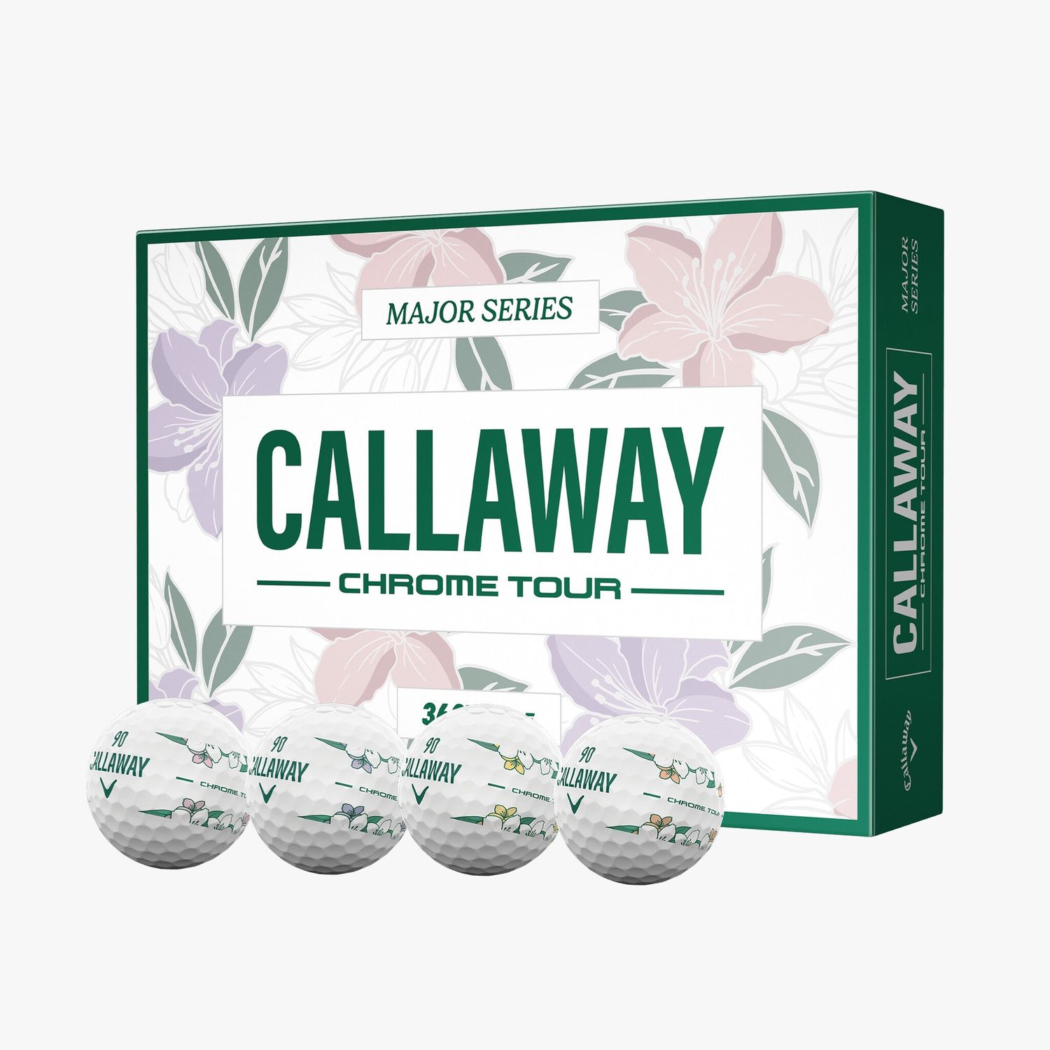 CALLAWAY CHROME TOUR MAJOR SERIES APRIL MAJOR GOLF BALL DOZEN