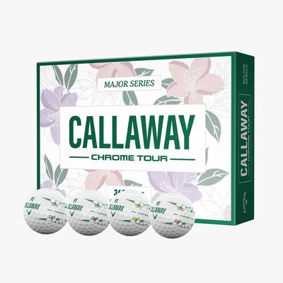 CALLAWAY CHROME TOUR MAJOR SERIES APRIL MAJOR GOLF BALL DOZEN