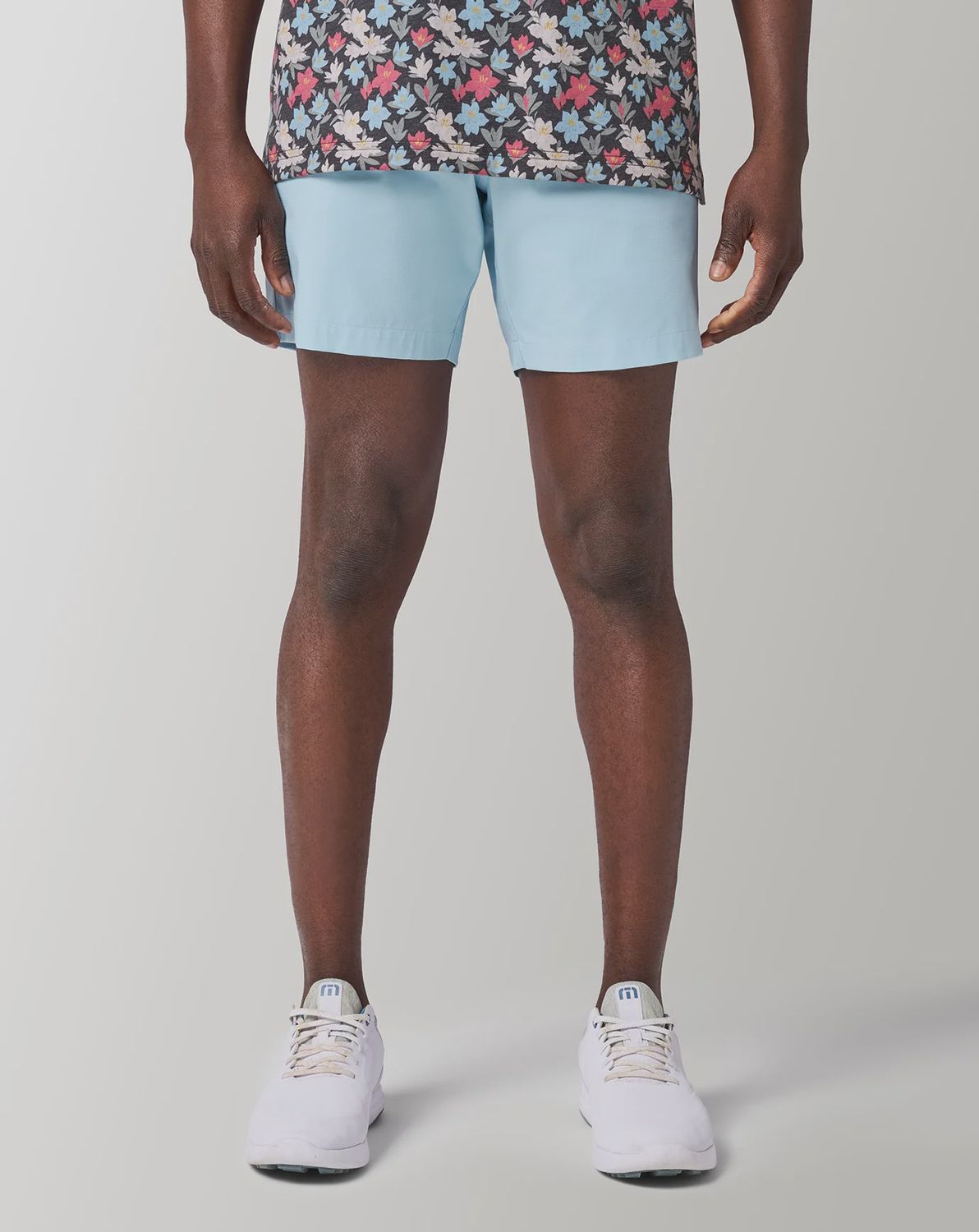 TRAVISMATHEW WANDERLUST SHORT 7IN FORGET ME NOT PRINT