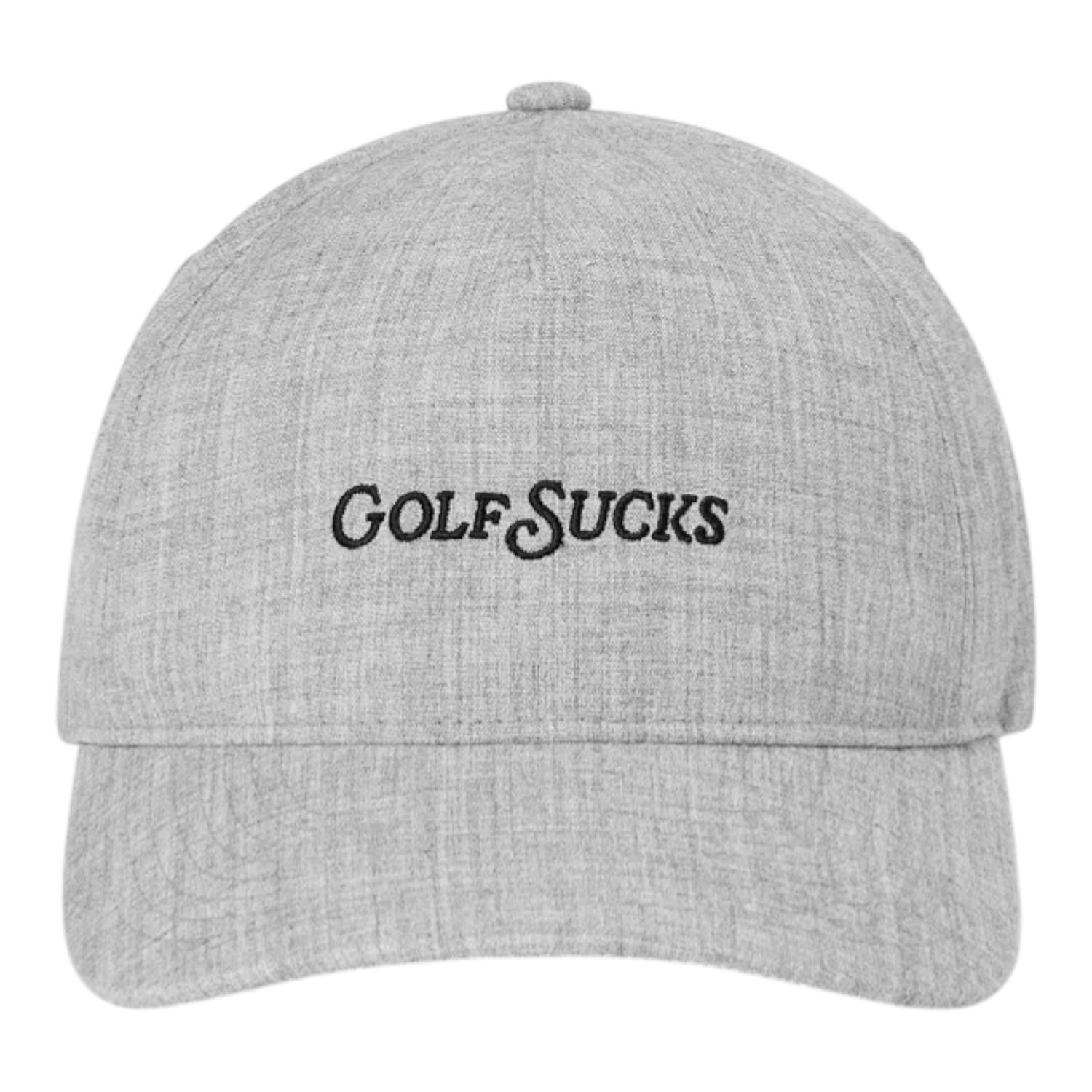 TRAVISMATHEW GOLF SUCKS SNAPBACK HEATHER GREY