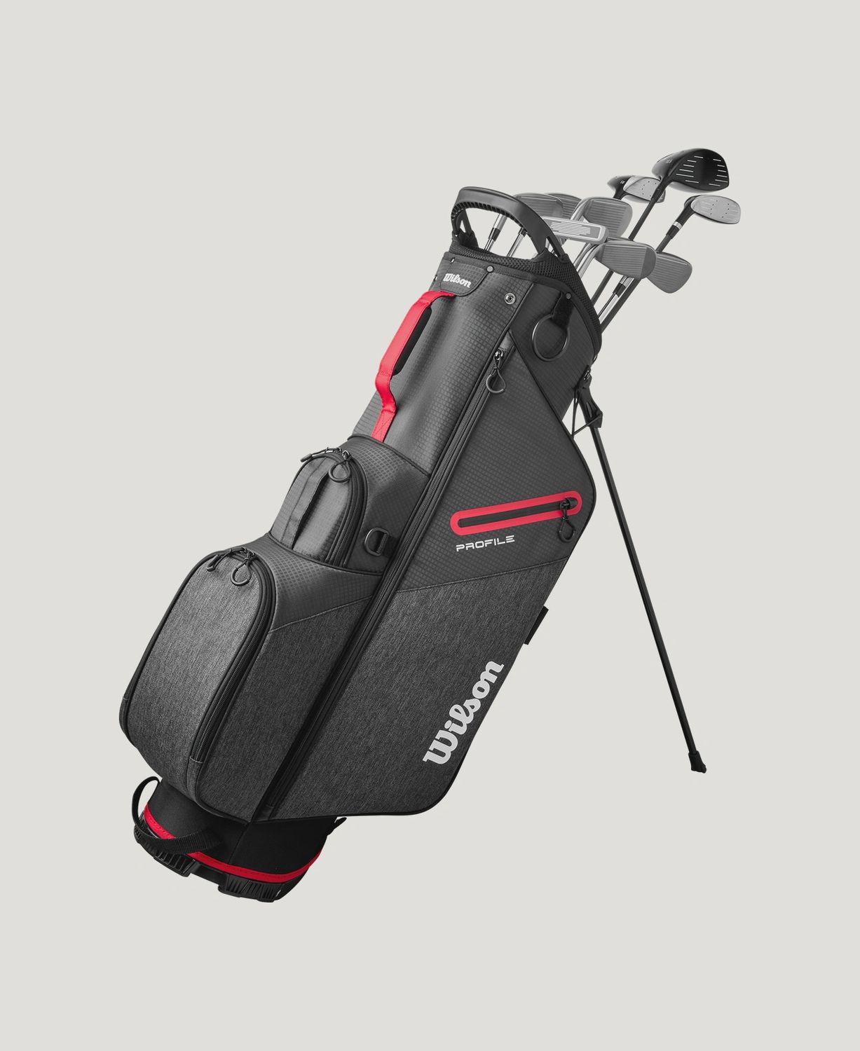 WILSON PROFILE MENS STAND BAG COMPLETE SET STEEL
