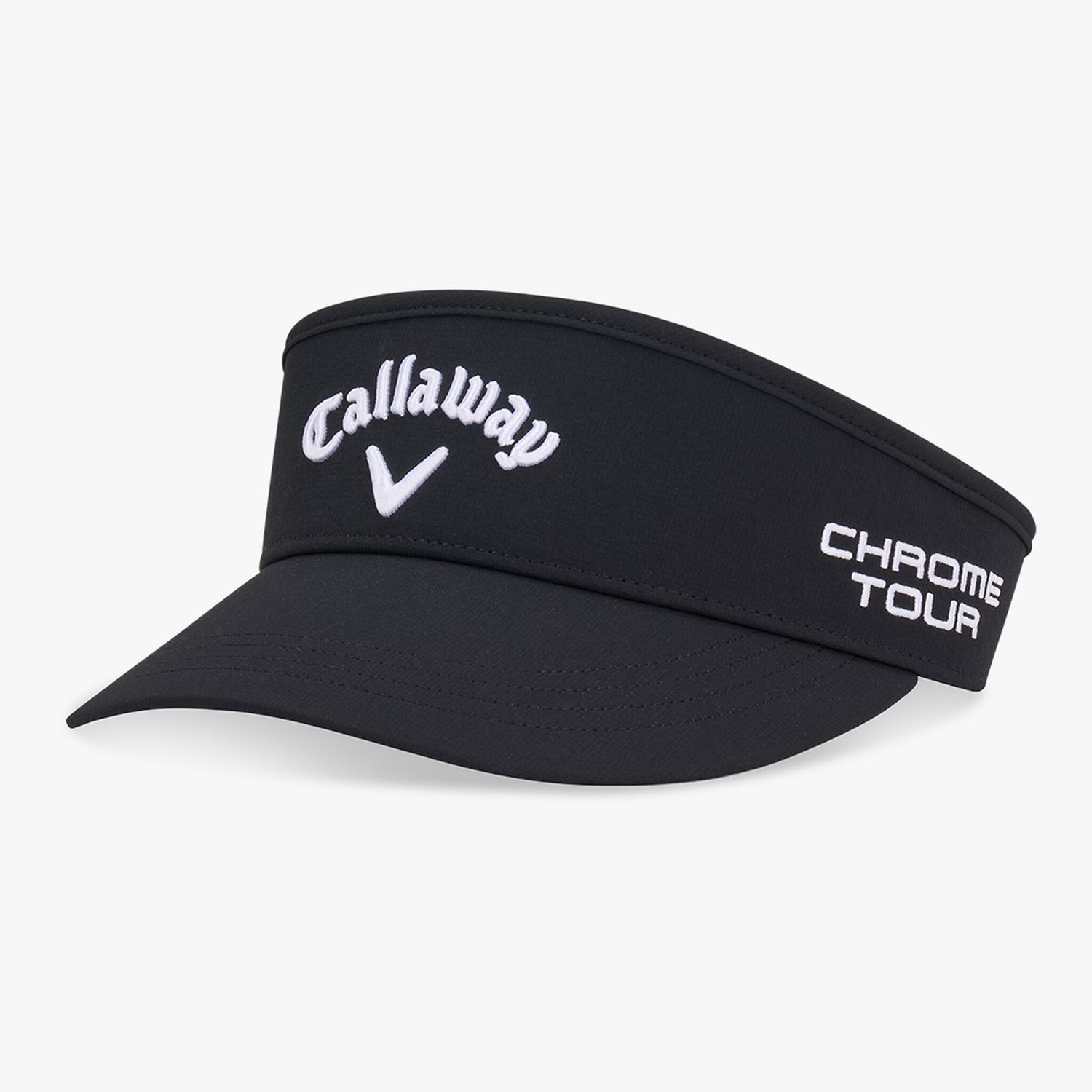 CALLAWAY TOUR AUTHENTIC HIGH CROWN VISOR, Color: BLACK, Size: ADJUSTABLE