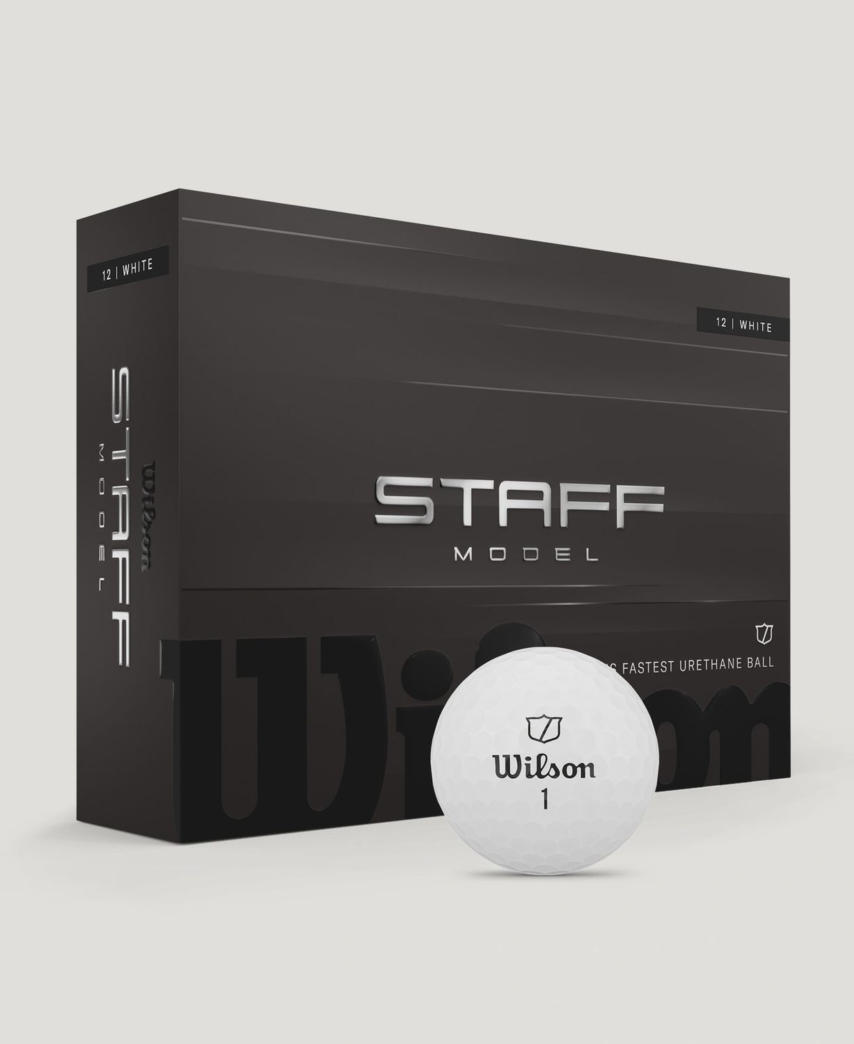 WILSON STAFF MODEL WHITE GOLF BALL DOZEN