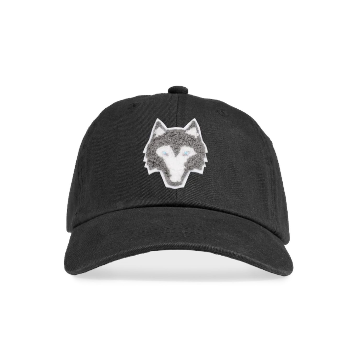 GREYSON CHENILLE WOLF DAD HAT, Color: BLACK, Size: ADJUSTABLE